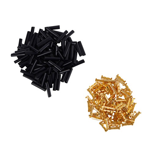 200pcs 453 U-shaped Terminal Tab Cold Insert Connector With Heat Shrinkable Tube - Afbeelding 7 van 11