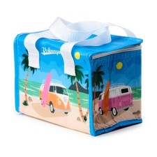 Image of Recycled RPET Cool Bag Lunch Bag - VW Volkswagen T1 Camper Bus Waves Are Calling