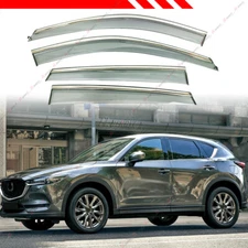 For 2017-2024 Mazda CX-5 Side Wind Deflector Rain Guard Window Visor Vent Shade