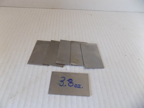 6 PCS. 3.8OZ TOTAL TWO BAY COVERED HOPPER CAR WEIGHTS UNBRANDED PO - Picture 4 of 4