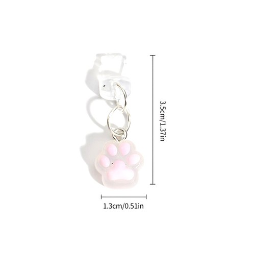 Phone Dust Plug Cat Claw Pendant Decoration For IPhone Type-C Charging Interface - 第 3/16 張圖片