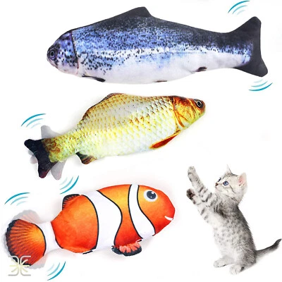 MARKENLOS Floppy Realistic Interactive Fish Cat Kicker Crazy Pet Toy Catnip Toys С