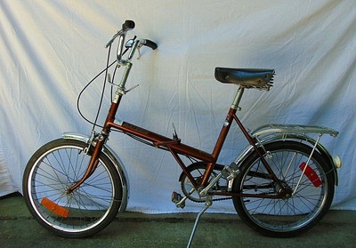 raleigh folding bike vintage