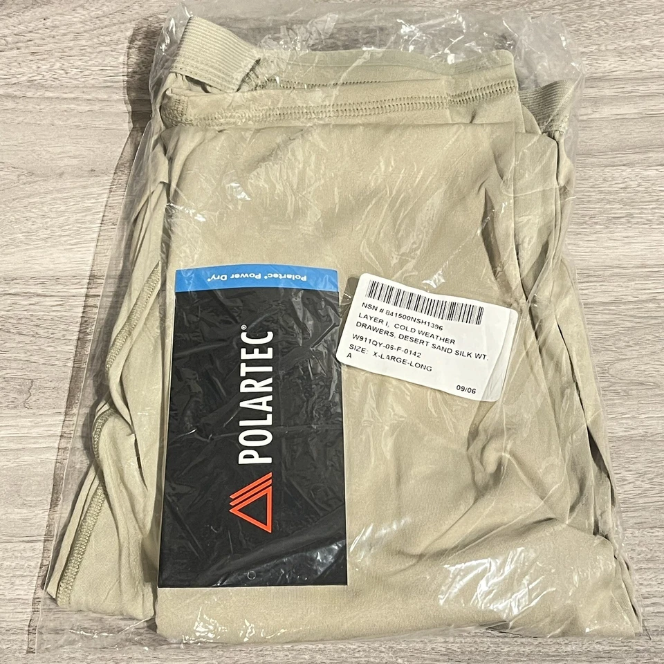 Pantalón Capa Base Polartec Nivel 1 Clima Frío Cajones Hombres XL-L ECWCS Ropa Interior Foto 2 de 4