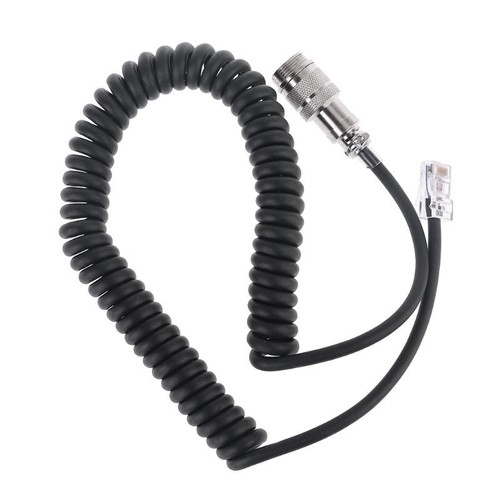 8Pin to RJ-45 Modular Plug Mic Cable Adapter for Yaesu Microphone MD-200 MD-100 - Zdjęcie 2 z 8