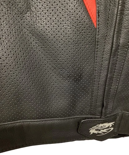 Arlen Ness Leather Protector Jacket Men's Size 54 Red image 8