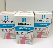 DripDrop Zero Sugar Hydration Powder Vegan Electrolyte Supplements-56 pks BB1/27