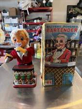 Vintage 1960's Rosko Battery Powered Bartender Doesn't work Original Box