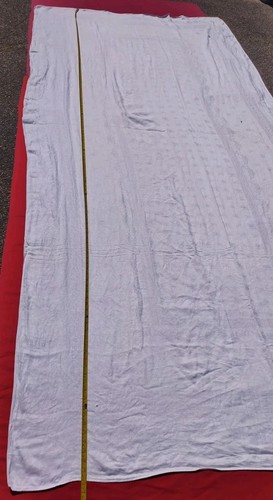Grande nappe en coton damassé 3,25 m long et 8 serviettes assorties - Picture 18 of 20