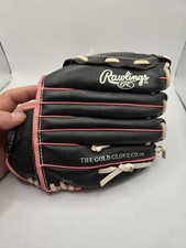 Rawlings Players Series 10 1/2" Right Hand Throw Black Pink Glove PL105PW