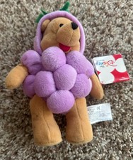 Disney Store Exclusive Winnie the Pooh Dress Up Grape Plush 9"