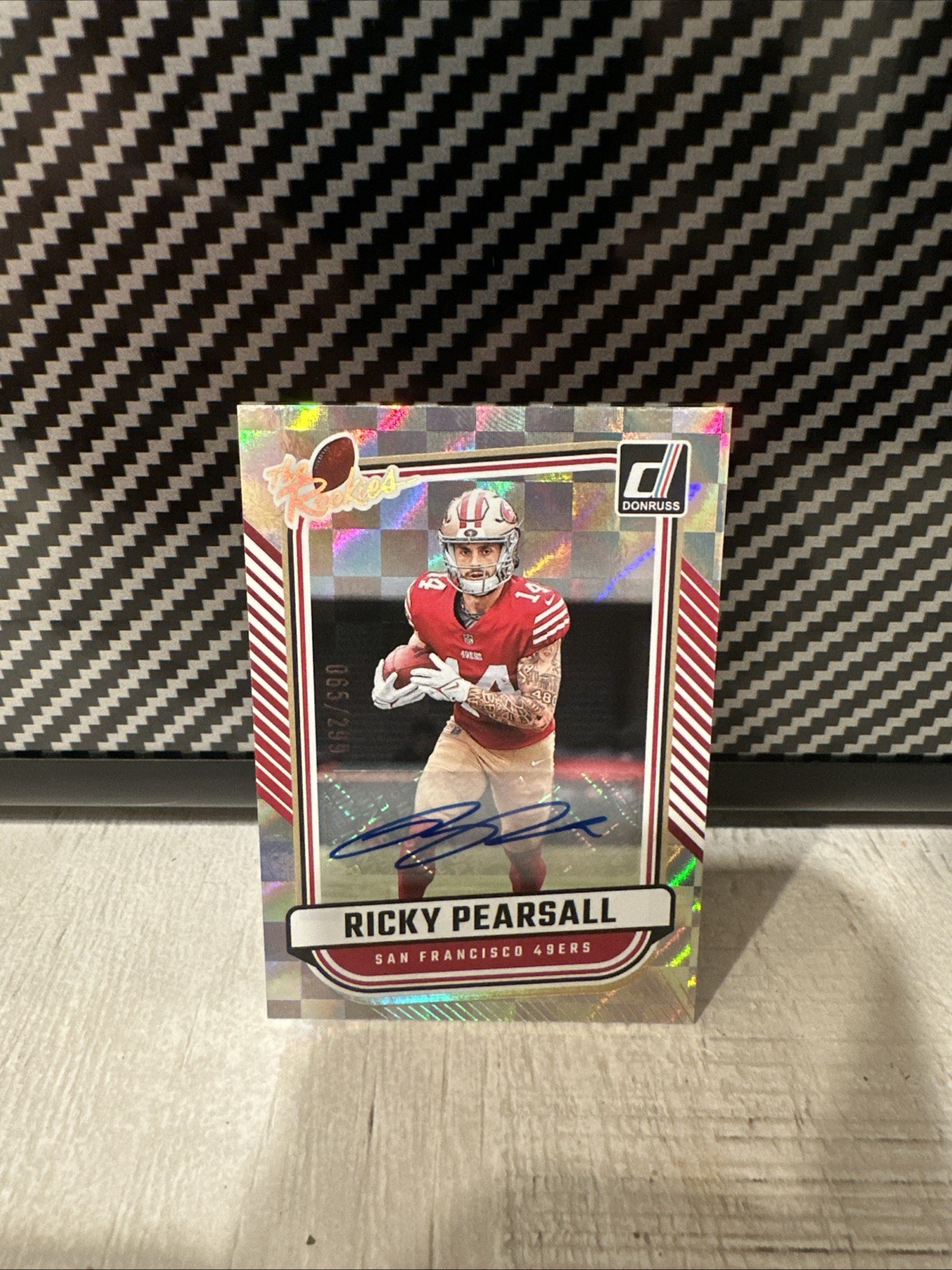 2024 Panini Donruss - The Rookies Ricky Pearsall #TR-16 Autographs /299 (AU, RC)