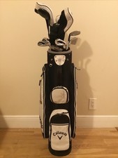 Callaway Ladies Solaire Full Set D, 3W, 5W, 7W, 5H, 6H, 7-PW-SW, Putter  Bag