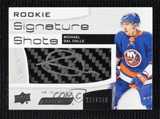 2018 Upper Deck Engrained Rookie Signature Shots /249 Michael Dal Colle Auto k4s
