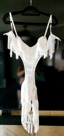 Victoria's Secret Sexy Little Thing Cowgirl Costume Teddy - Size L   NWOT