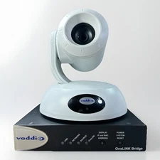 Vaddio RoboSHOT 30 HDBT White PTZ Camera + OneLINK Bridge System With Hard Case