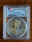 2022 W Burnished American Silver Eagle PCGS SP70
