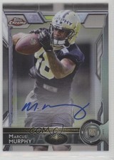 2015 Topps Chrome Rookies Refractor Auto 1/150 Marcus Murphy #143 Auto 4o5