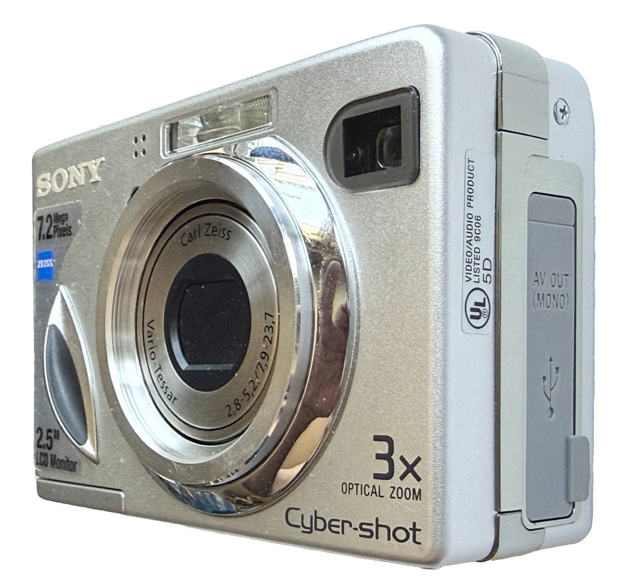 Buy Sony Cyber-shot DSC-W7 7.2MP Digital Camera - Silver online | eBay
