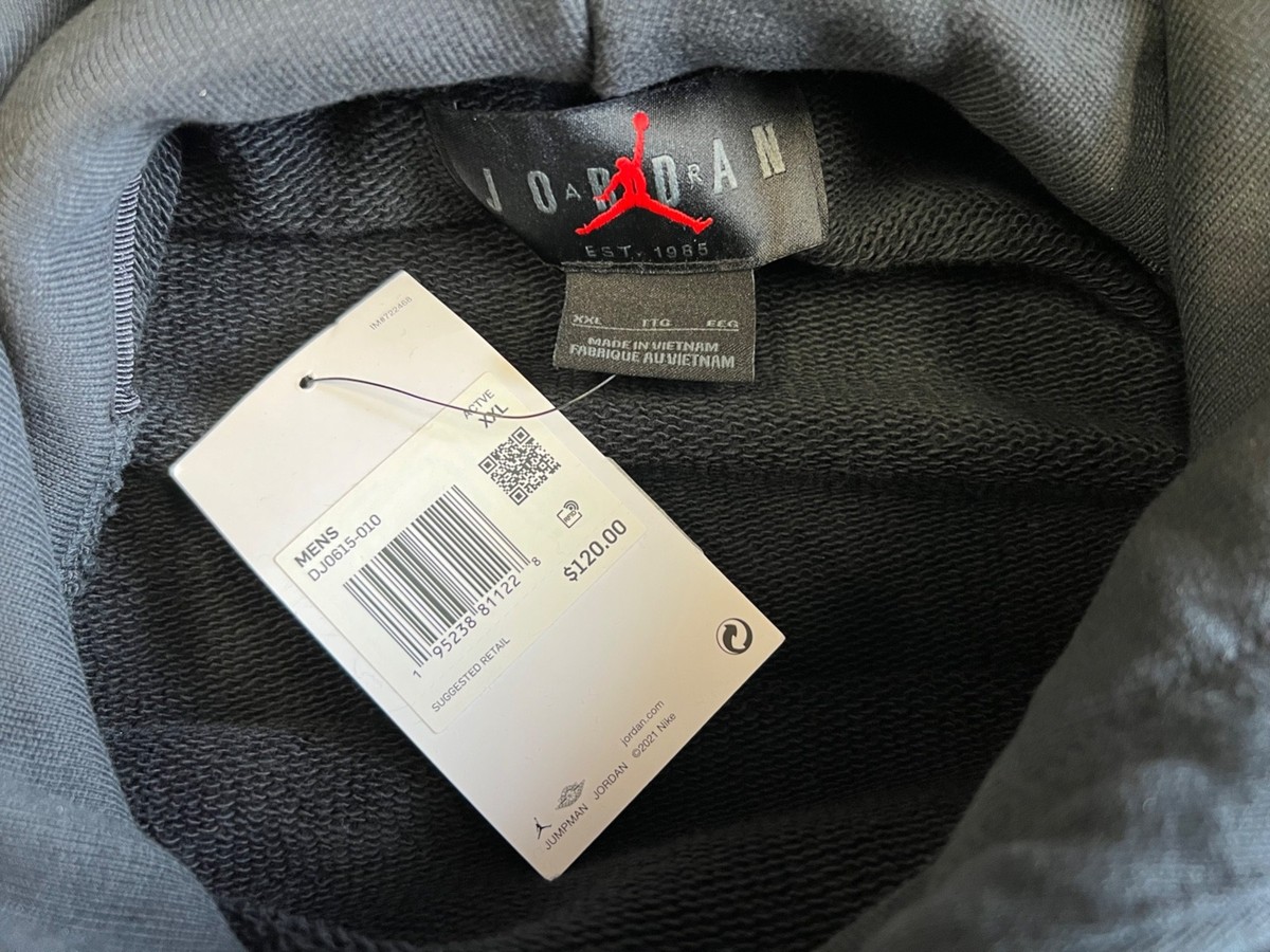 New Nike Air Jordan Fragment Hoodie XXL Authentic Black Rare | eBay