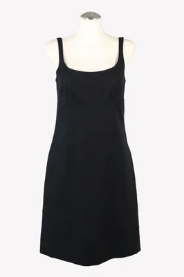 J. Crew Damen Kleid Gr. 34 (0) Schwarz Baumwolle Kleid Trägerkleid Dress - Bild 1 von 4