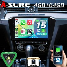 64G Android 15 Autoradio Apple Carplay GPS Navi Kam für VW Passat B8 2015-19