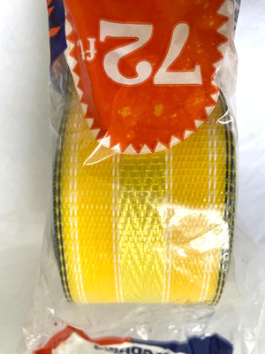 NEW NOS Vintage 72  Yellow Re-Web Kit LAWN CHAIR WEBBING RUSON-SHIELD