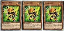 3 x SR10-DE022 Deskbot 003 - Common 1. Auflage Near Mint YuGiOh Karte