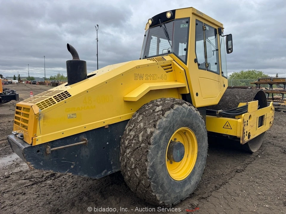 2012 Bomag BW211D-40 84" Smooth Single Drum Roller Vibratory Compactor bidadoo - Image 4 of 4