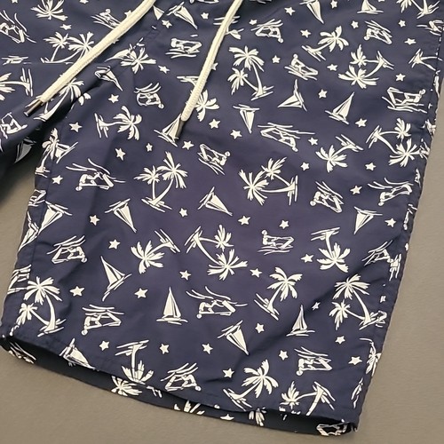 Polo Ralph Lauren Herren Small Badehose Short Navy All Over Print Tropical Beach - Bild 2 von 14