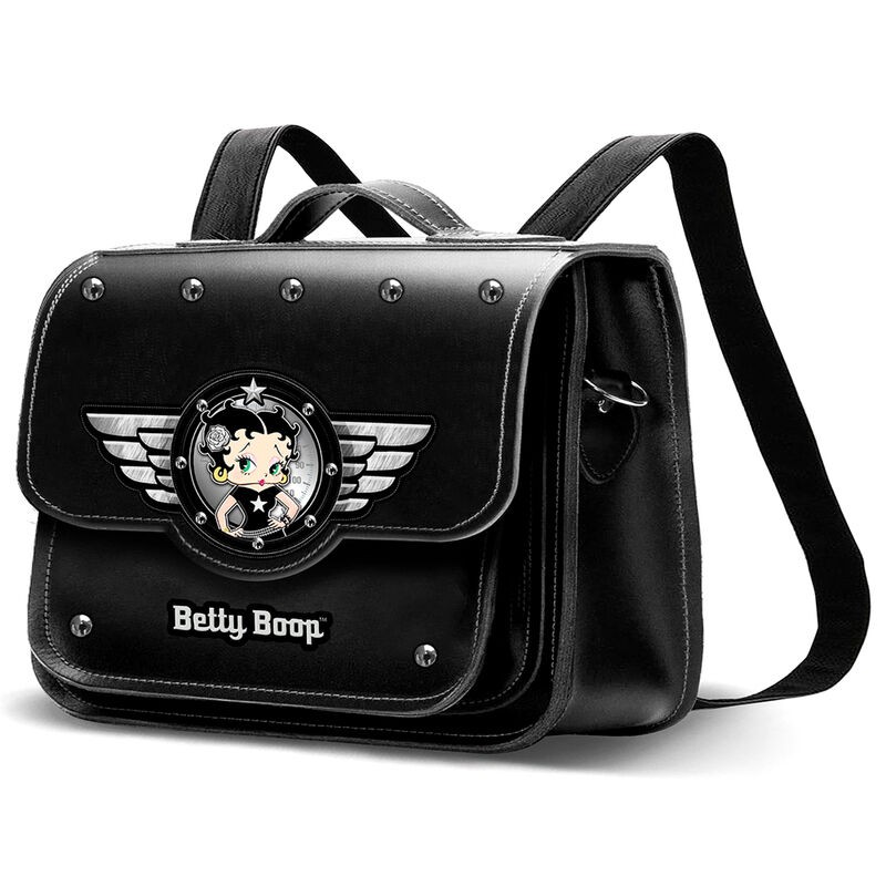 Bolso Mochila Motor Love Betty Boop 26Cm