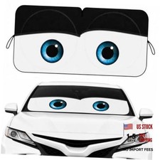 Car Windshield Sun Shade, Universal Medium Universal Fit Classic Black Medium 