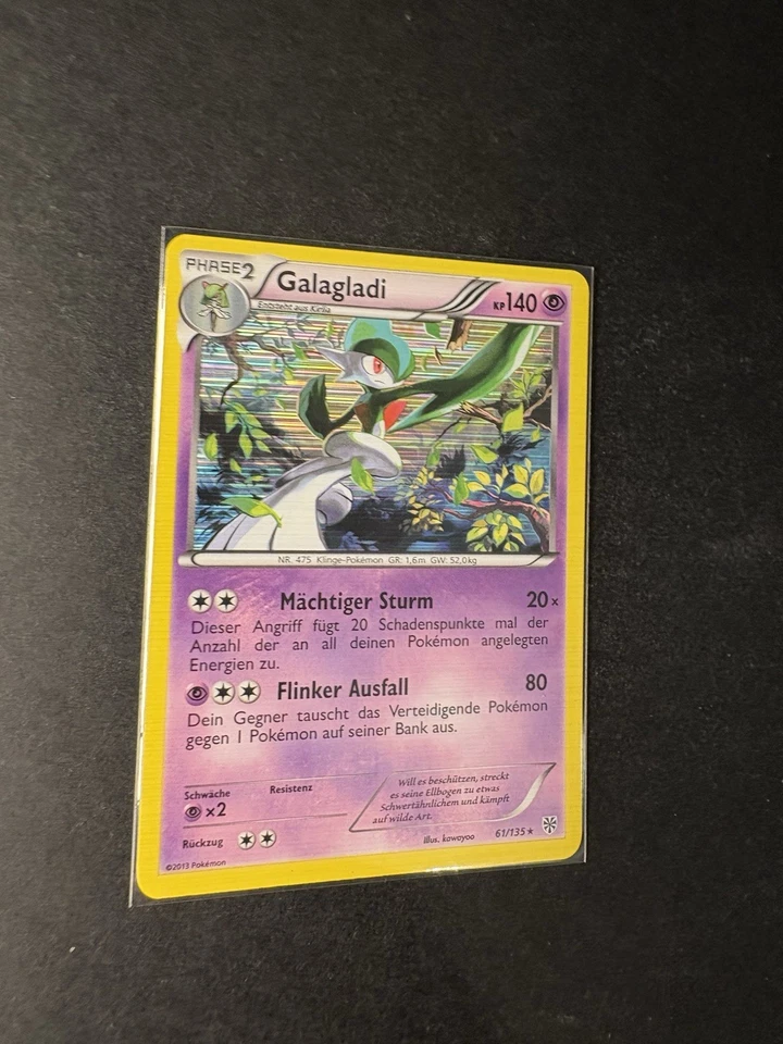 Galagladi Holo 61/135 Plasmasturm deutsch Pokemon Karten NM - Bild 3 von 4