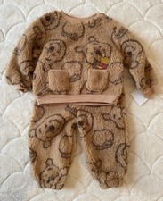 Disney Baby Winnie the Pooh Faux Shearling Fleece Top and Bottom Set 12 Months