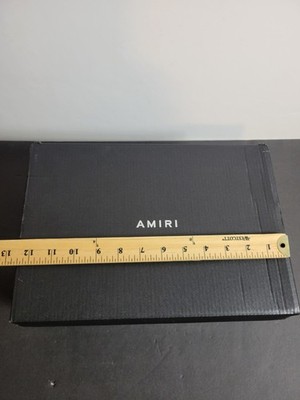 AMIRI Skel Top Low Sneaker Shoe Box Size 40 Replacement Display 13