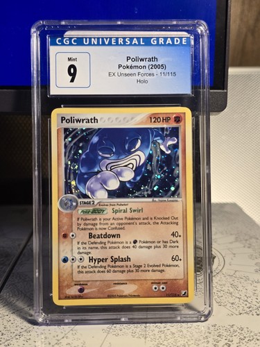 Poliwrath graded CGC 9 for sale on eBay