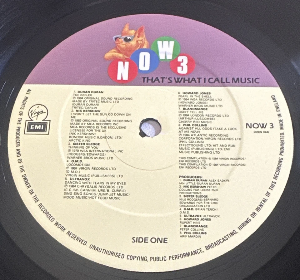 Now That's What I Call Music 3 - 1984 Double Vinyl Album LP EMI 1984 EX / EX - Image 4 of 4