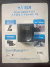 Anker MagGo 3-in-1 Charging Station w/  Qi2 /MagSafe Charger Compatible -NEW!!!