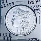 1887 O MORGAN SILVER DOLLAR HI GRADE GENUINE U.S. MINT RARE KEY COIN 7776