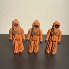 VINTAGE Star Wars 1977 JAWA lot of 3 Figures. Hong Kong