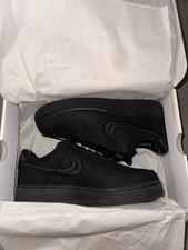 Nike Air Force 1 Low x Stussy Black for Sale | Authenticity