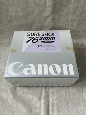NEW Rare Find Canon Sure Shot 76 Zoom Date 35mm Point  Shoot Film Camera Kit