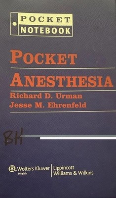 Pocket Anesthesia Notebook Medical Reference Ehrenfeld Eisenkraft 6 Ring Binder