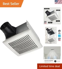 High-Quality ENERGY STAR Bathroom Fan, 110 CFM, Easy Install