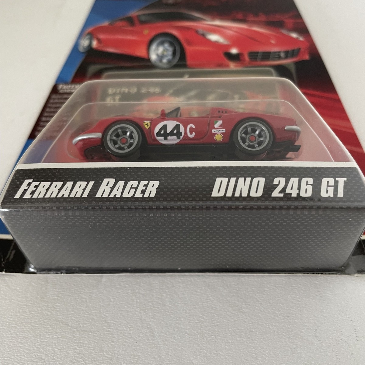 Hot Wheels Ferrari Racer DINO 246 GT Red #44 New old stock