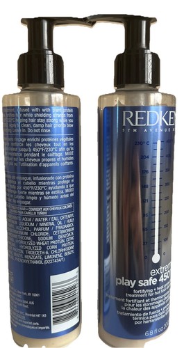 REDKEN EXTREME PLAY SAFE 450 F Heat Protection Treatment 6.8 oz Each Lot Of 2 - Picture 2 of 2