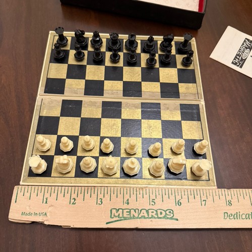 Mini Fernbedienung Magnet Schach Komplettset Faltbar Tragbar - Bild 10 von 10