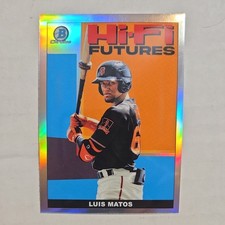 2022 Bowman Chrome - Luis Matos HI-FI FUTURES  #HIFI-19 RC Giants
