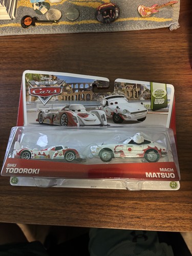 2013 Disney World of Cars WGP Shu Todoroki Mach Matsuo Doppelpack 1:55 Diecast