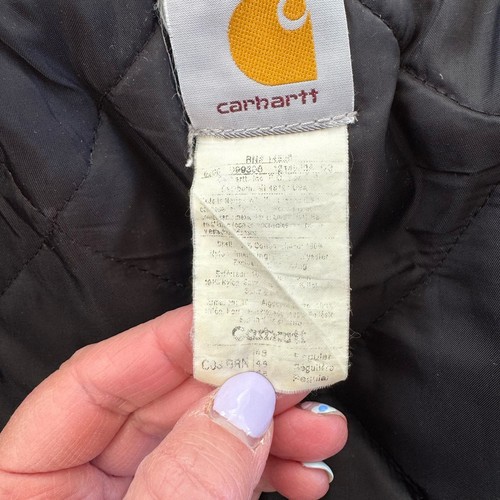 Carhartt Arctic Jacket CO3 BRN Cotton Duck Quilted Lined Men’s 48 Regular - Picture 8 of 24